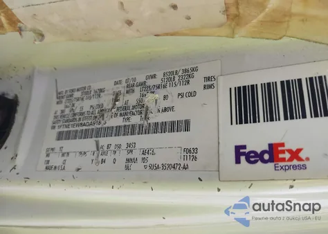 2010 Ford E-150 Commercial/Recreational из США, поврежденный, VIN 1FTNE1EW8ADA91815